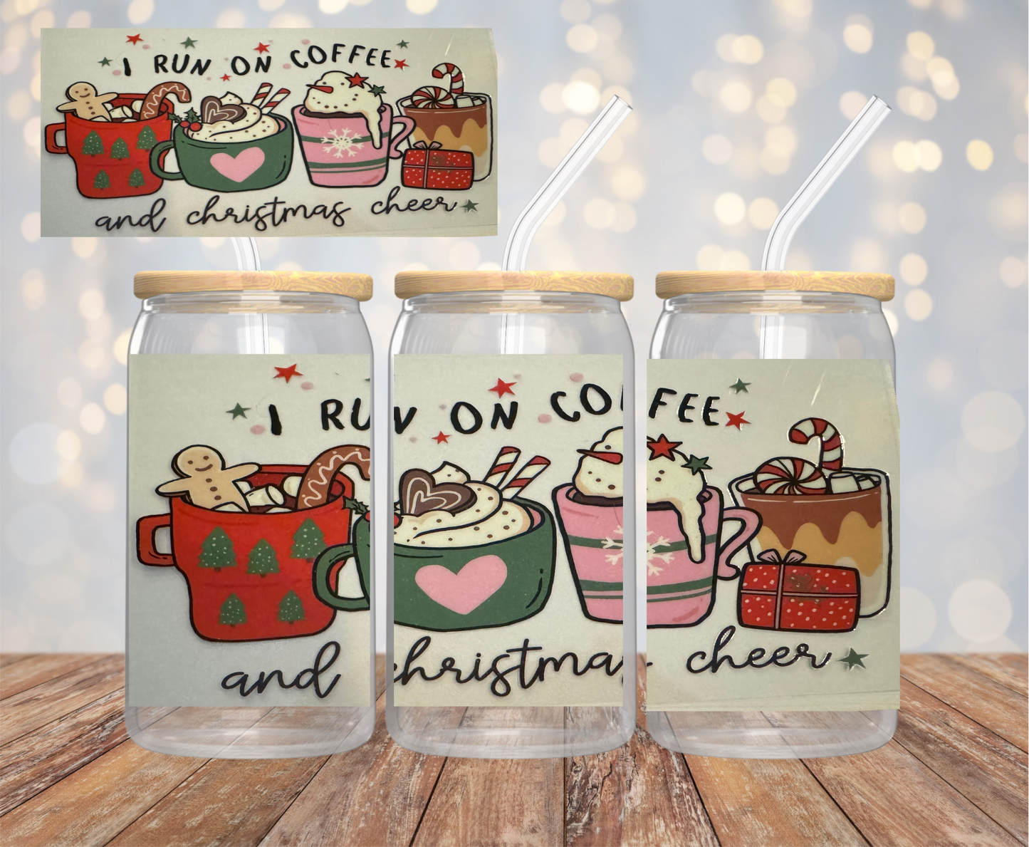 I Run On Coffee And Chrismas Cheer