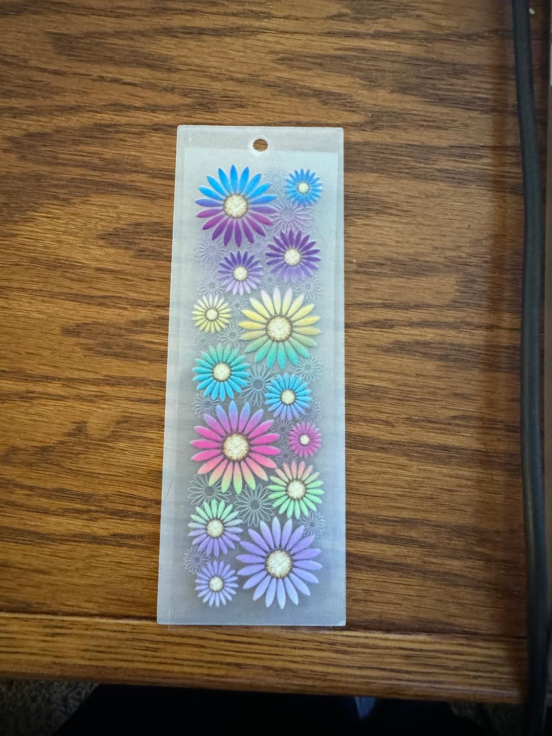 BRIGHT FLOWER BOOKMARK