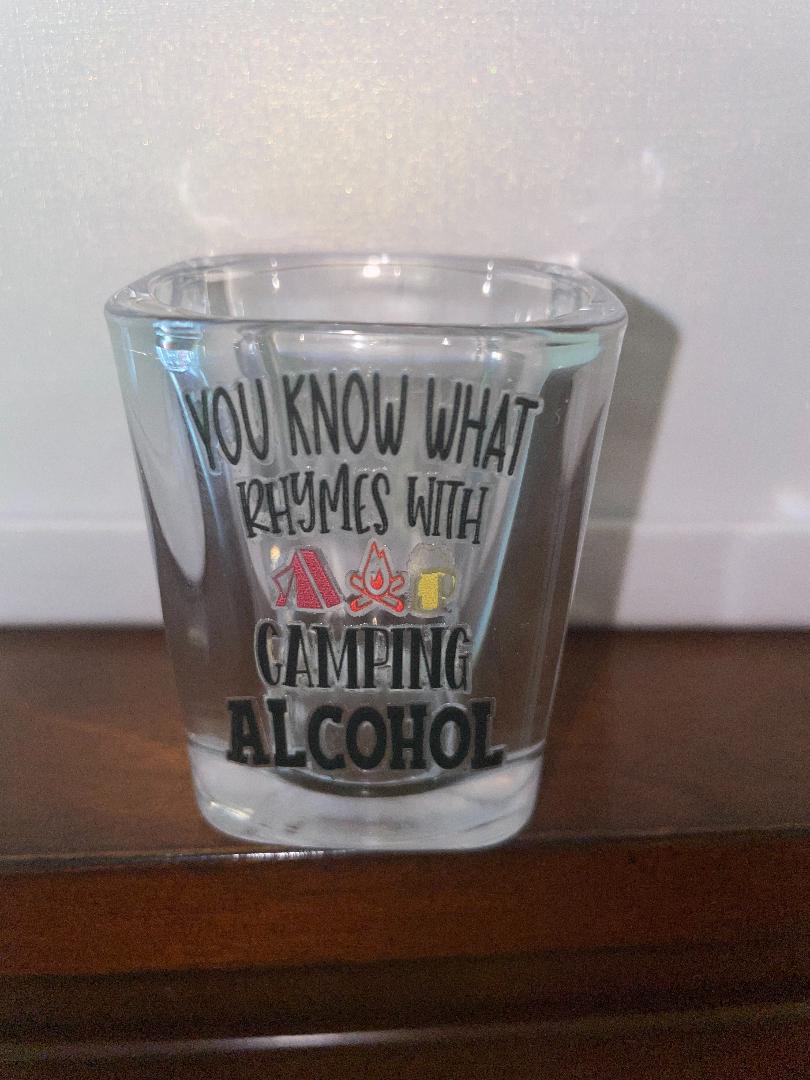 Camping Shot Glass