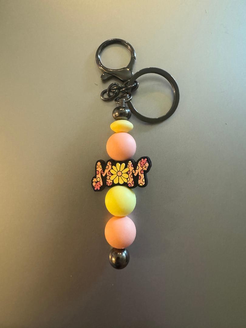 Mom Yellow Flower keychain